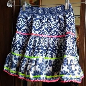 Girls colorful ribbon skirt